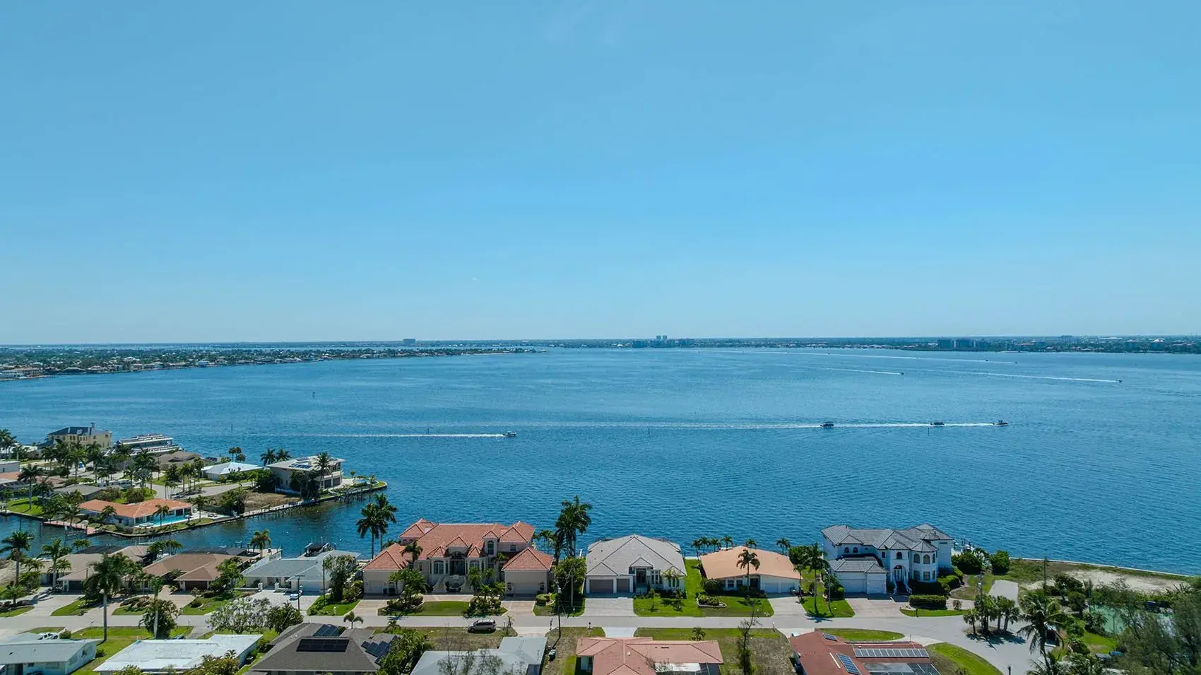 The Caloosahatchee River at Cape Coral
