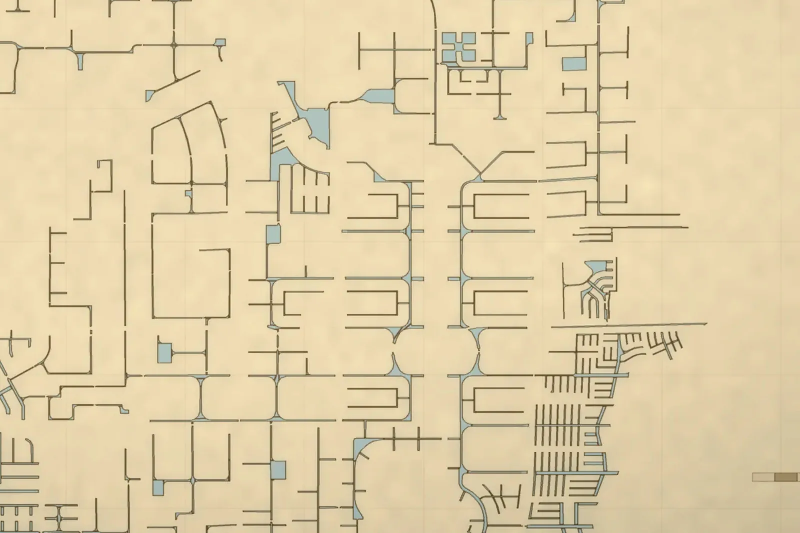 Canal map of Cape Coral